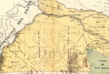 Mapa del Territorio Nacional de Río Negro de 1886