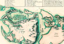Mapa de las Islas Malvinas de 1768