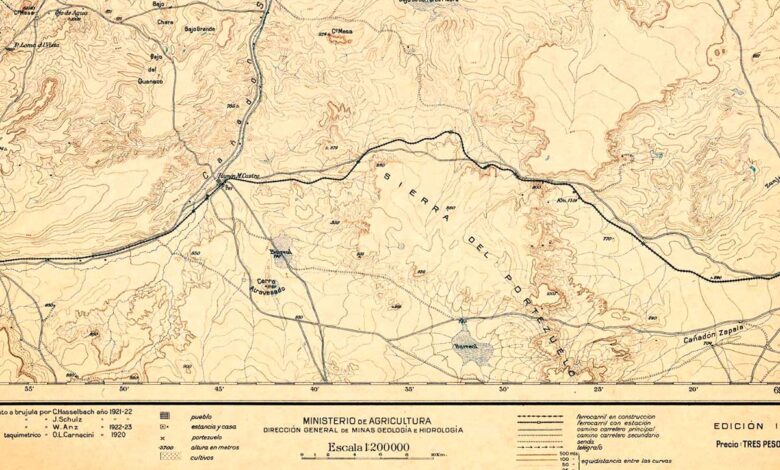 Plano topográfico de Ramón Castro - 1926 → Más Neuquén Plano topográfico de Ramón Castro - 1926