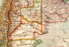 Mapa de la República Argentina de 1918