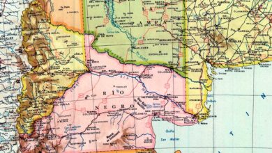 Mapa de la República Argentina de 1958