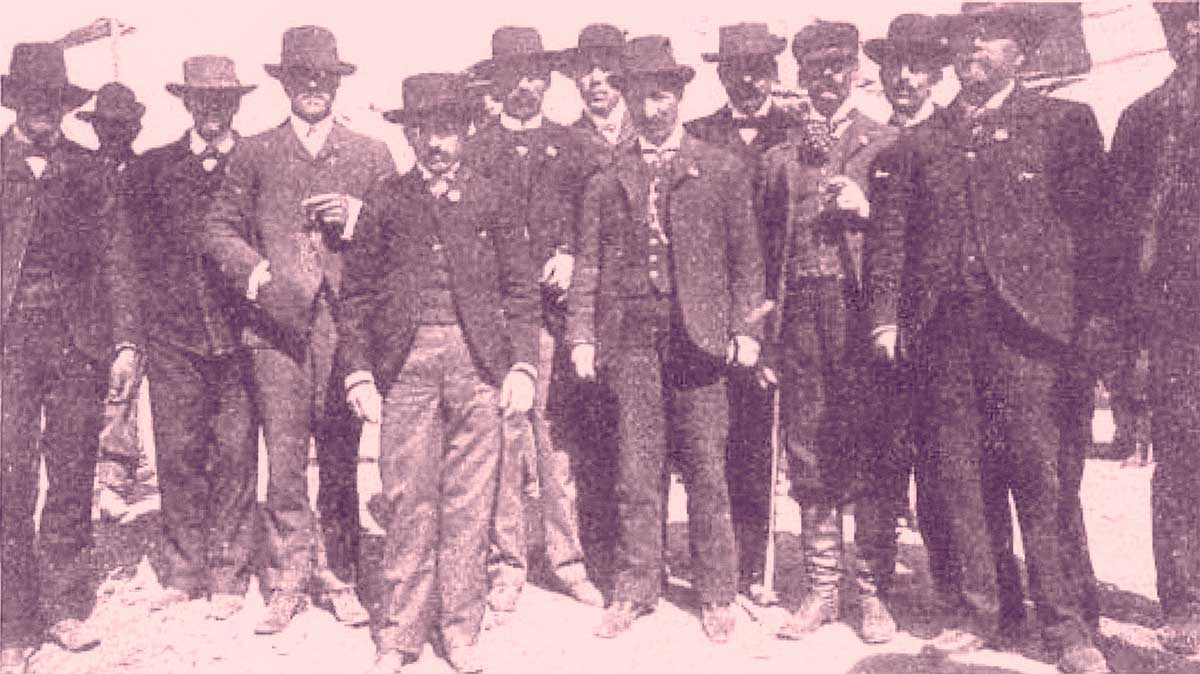 Comisión de festejos de la nueva capital - Caras y Caretas del 24 de septiembre de 1904