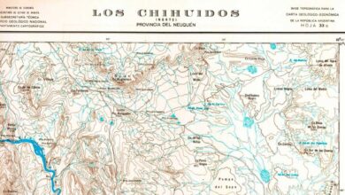 Plano topográfico – Chihuidos Norte – 1955/57