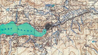 Plano topográfico – San Martín de los Andes – 1937-1939