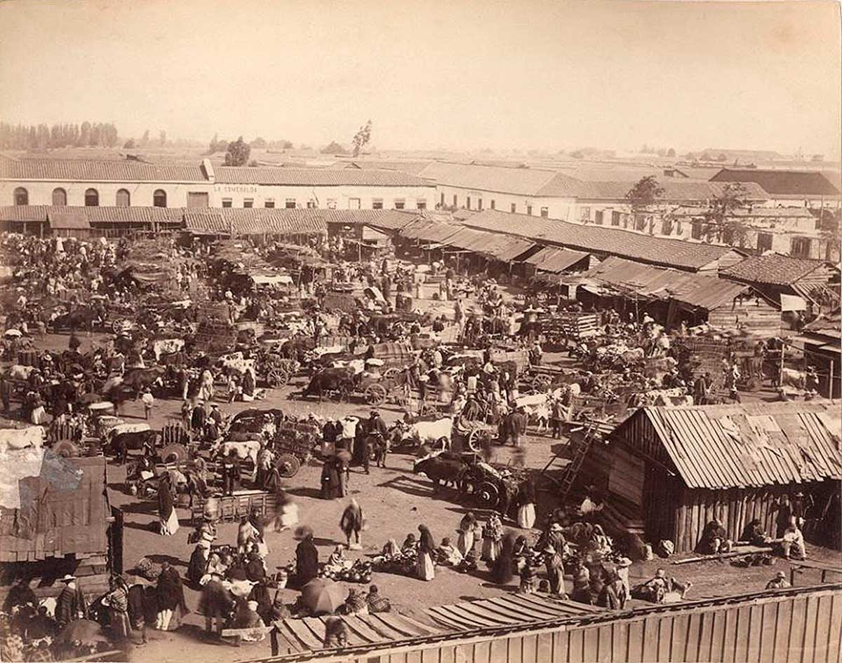 Chille - Mercado de Chillán - 1894