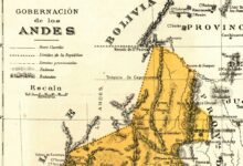 Mapa de la Gobernación de los Andes – 1909