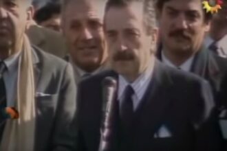 1987 - Raúl Alfonsín en Chos Malal