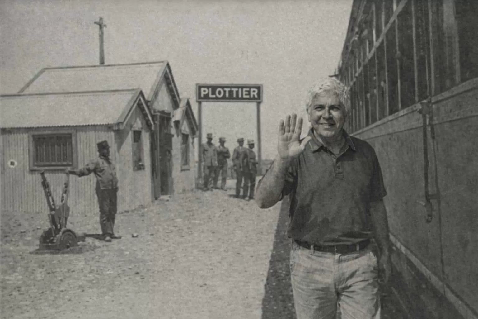 Estación Plottier - Imagen generada con IA